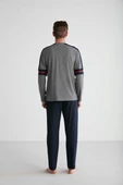 U.S. Polo Assn. 18727 Erkek Kırmızı Yuvarlak Yaka Pijama Takımı - 12