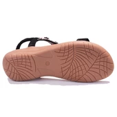 Dagoster DZA07-7416782 Siyah Günlük Ortopedik Kadın sandalet - 4