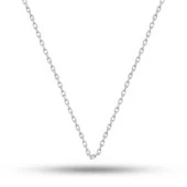 Gümüş 0.30 Mikron 45 Cm Forse Kadın Zincir thumbnail 1