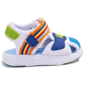 Vicco Flow II 332P24Y202 Beyaz Mavi Ortopedik Günlük Erkek Çocuk Spor Sandalet thumbnail 2