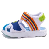 Vicco Flow II 332P24Y202 Beyaz Mavi Ortopedik Günlük Erkek Çocuk Spor Sandalet thumbnail 3