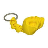 3D Kuru Kafa Anahtarlık - Sarı - 3