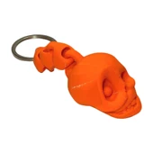 3D Kuru Kafa Anahtarlık - Turuncu - 5