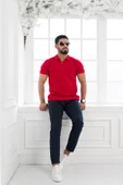 Paul Martin Fermuarlı Polo Yaka %100 Pamuk Regular Fit T-shirt thumbnail 8