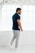Paul Martin Polo Yaka %100 Pamuk Parça Desenli Regular Fit T-shirt - 4