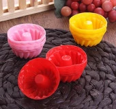 Muffin Kek Kalıbı Silikon 6 Adet - 1
