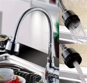 Oynar Başlıklı 2 Fonksiyonlu Spiral Musluk Başlığı Mutfak Hortumu thumbnail 8
