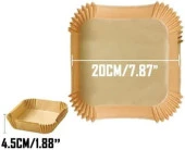 Airfreyer Fritöz Kağıdı Kare XL / XXL 50li - 2
