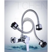 Oynar Başlıklı 2 Fonksiyonlu Spiral Musluk Başlığı Mutfak Hortumu - 4