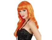 Uzun Peruk Saç - Turuncu - 1