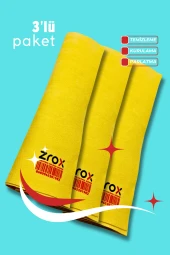 ZROX Mikrofiber Orijinal Güderi Bez 50x70 cm 3'lü Paket - 3