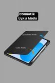 iPad Air 11 inç 2024 M2 Çipli 6.Nesil Uyumlu 360° Dönebilen Standlı Pino Tablet Kılıfı - 5