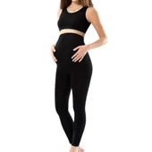 Anıt 3273 Bayan Likralı Uzun Hamile Lohusa Tayt Siyah - 1