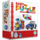 Circle Toys Baby Puzzle Araçlar 24 Parça Ct022 - 2