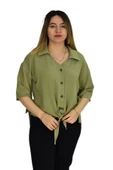 Kadın Bağlamalı Ayrobin Bluz RY19414 thumbnail 2