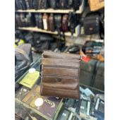 Trg Polo Kahverengi  Deri Omuz Çantası thumbnail 1