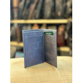 TRG POLO MAVİ GRİ DERİ ERKEK CÜZDAN thumbnail 1