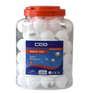 CEO MASA TENISI TOPU 60LI KAVANOZ  PINPON (BEYAZ) - 1
