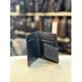 TRG POLO SİYAH MIKNATISLI DERİ ERKEK CÜZDANI thumbnail 1