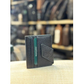 TRG POLO SİYAH MIKNATISLI DERİ ERKEK CÜZDANI thumbnail 3