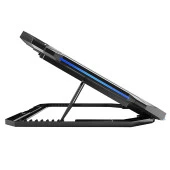 Rampage RGB Işıklı 2 Fanlı Yükseklik Ayarlı 125 *125*15 2 USB Port Notebook Soğutucu - 4