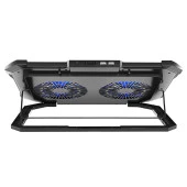 Rampage RGB Işıklı 2 Fanlı Yükseklik Ayarlı 125 *125*15 2 USB Port Notebook Soğutucu - 5