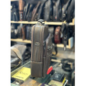 TRG POLO KAHVE BÜYÜK BOY DERİ EL OMUZ ÇANTASI thumbnail 2