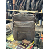 TRG POLO KAHVE BÜYÜK BOY DERİ EL OMUZ ÇANTASI thumbnail 4