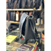 TRG POLO SİYAH DERİ KADIN OMUZ ÇANTASI thumbnail 1