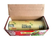 İlka Şeffaf Mutfak Rulo Streç Film Folyo - 45 Cm. x 500 Metre - Gıdaya Uygun - 5 Paket thumbnail 3