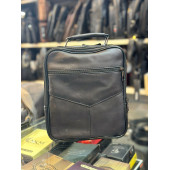 TRG POLO SİYAH HAKİKİ DERİ EL ÇANTASI thumbnail 1