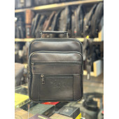 TRG POLO SİYAH HAKİKİ DERİ EL ÇANTASI thumbnail 3