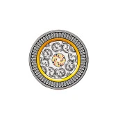 Lucky Art Margery Bone Porselen Barok Desenli 6 lı Tabak Seti 27 cm LYHD 538 thumbnail 4