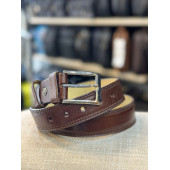 TRG POLO BORDO HAKİKİ DERİ ERKEK KEMERİ thumbnail 2