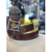 TRG POLO BORDO HAKİKİ DERİ ERKEK KEMERİ thumbnail 4