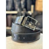 TRG POLO SİYAH HAKİKİ DERİ ERKEK KEMERİ thumbnail 1