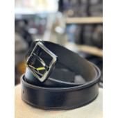 TRG POLO SİYAH HAKİKİ DERİ ERKEK KEMERİ thumbnail 3