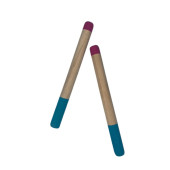 Eğitici Ahşap Ritim Çubuğu - 8 Çift (16 Adet) - 3