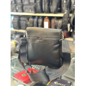 TRG POLO SUNİ DERİ  SİYAH OMUZ ÇANTASI thumbnail 1