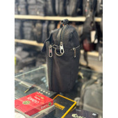 TRG POLO SİYAH EL & OMUZ KETEN ÇANTA thumbnail 3