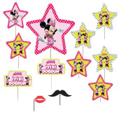 Minnie Mouse Doğum Günü Konuşma Balonu 12 Adet - 1