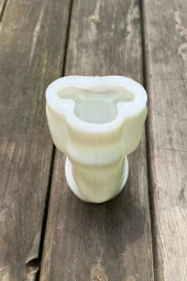 Alina Sakız Çiğneyen Kadın Tekli Silikon Mum Kalıbı thumbnail 5