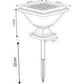 50W Venüs Solar Set Üstü 3 Renk + Kumandalı - 6