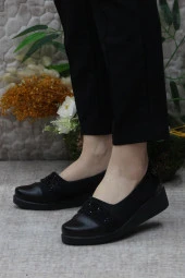 Fort Nfx 42115 Siyah Hafif Rahat Taban Şık Kadın Günlük Ayakkabı thumbnail 3