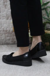 Fort Nfx 42115 Siyah Hafif Rahat Taban Şık Kadın Günlük Ayakkabı thumbnail 4