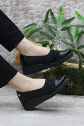 Fort Nfx 42115 Siyah Hafif Rahat Taban Şık Kadın Günlük Ayakkabı thumbnail 5