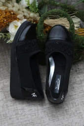 Fort Nfx 42115 Siyah Hafif Rahat Taban Şık Kadın Günlük Ayakkabı thumbnail 6