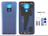 Xiaomi Redmi NOTE 9 FULL Kasa Arka Kapak Takım MAVİ - TAMİR SETİ - 1