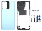 Xiaomi Redmi NOTE 12S  FULL KASA Arka Kapak Takım MAVİ - TAMİR SETİ - 1