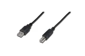 Digitus AK-300105-030-S 3m USB2.0  A E/B E siyah kablo thumbnail 1